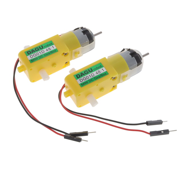 【13302】GEARMOTOR 140 RPM 4.5V QTY 2