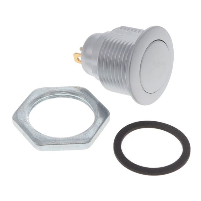 【W57M-110N】PBS 16MM SPST 0.1A 48V MOM METAL