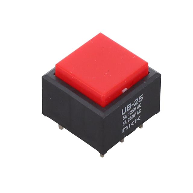 【UB25SKW03N-C】SWITCH PUSHBUTTON DPDT 5A 125V