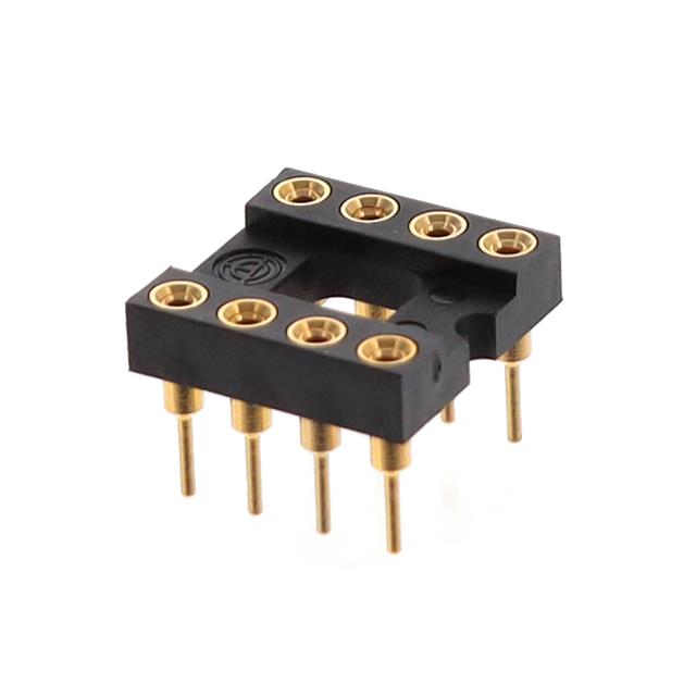 【XR2A-0811-N】CONN IC DIP SOCKET 8POS GOLD