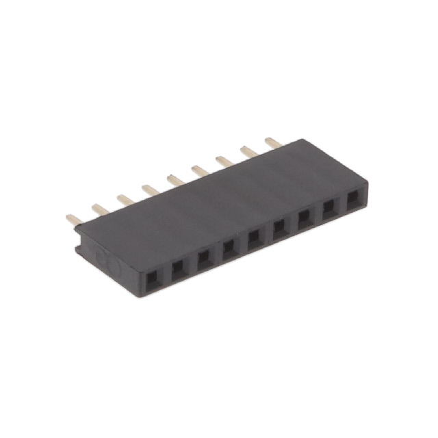 【RS1-09-G】RECEPTACLE STRIP 9P 2.54MM PITCH