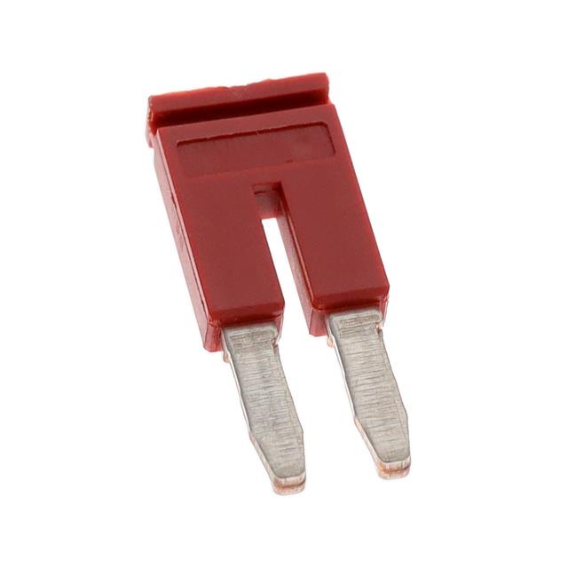 【XW5S-P2.5-2RD】SHRT BAR 2.5MM 2 POLE RED