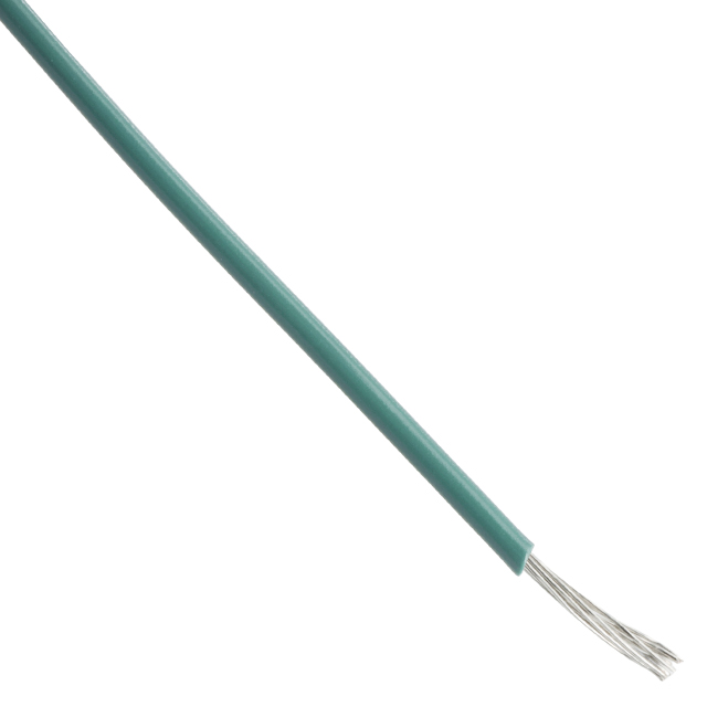 【1332-10-1-0100-007-1-TS】HOOK-UP STRND 12AWG GRN FEET