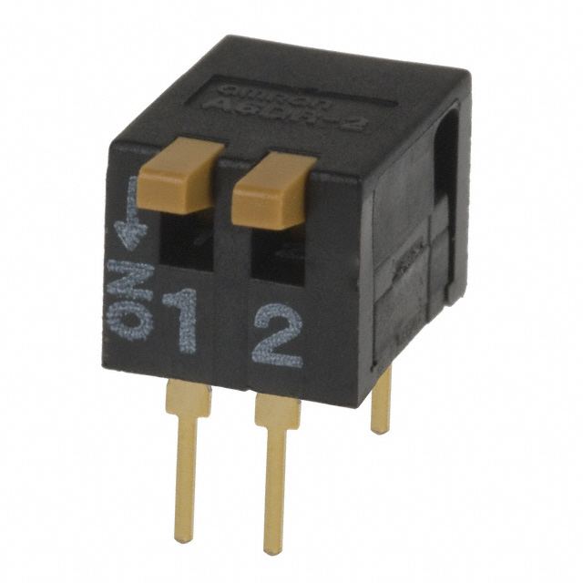 SWITCH PIANO DIP SPST 0.03A 30V【A6DR-2100】