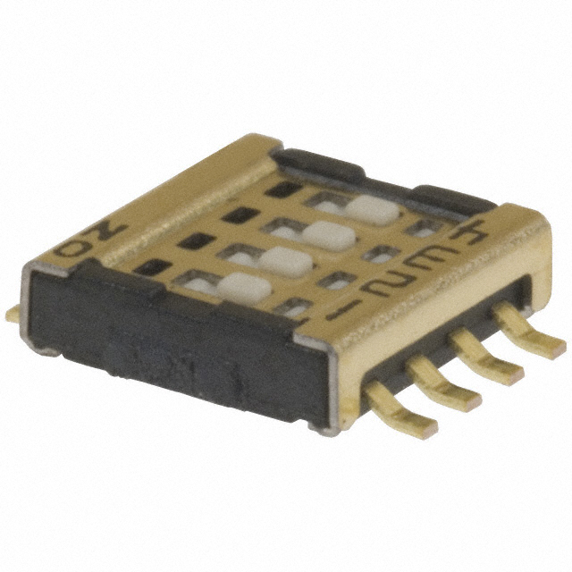 SWITCH SLIDE DIP SPST 0.1A 6V【CVS-04B】