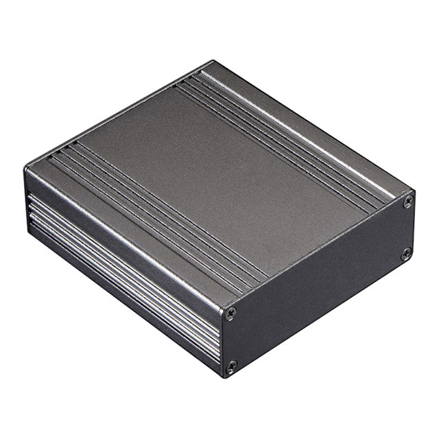 【2230】BOX ALUM BLACK 3.7"L X 3.27"W