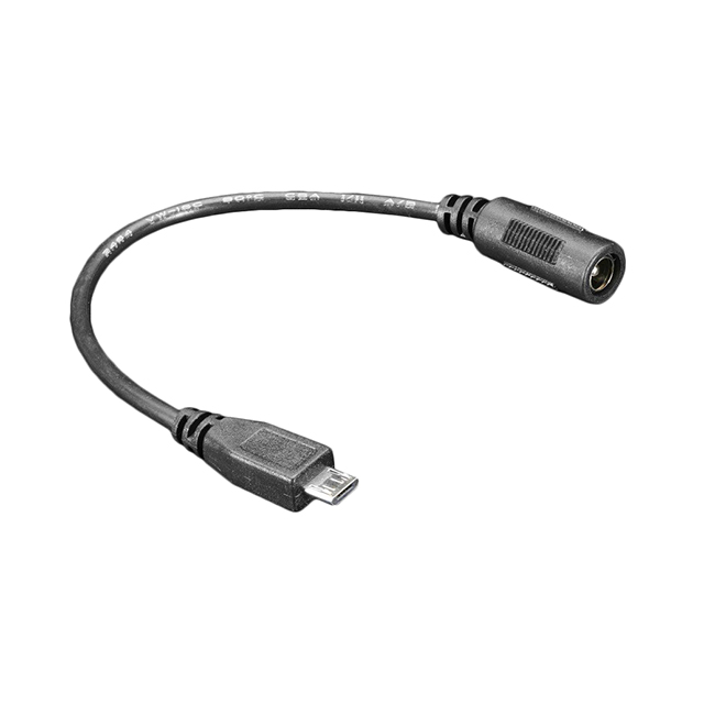 CBL ASSY BARREL JK-USB PLG 0.63'【2727】