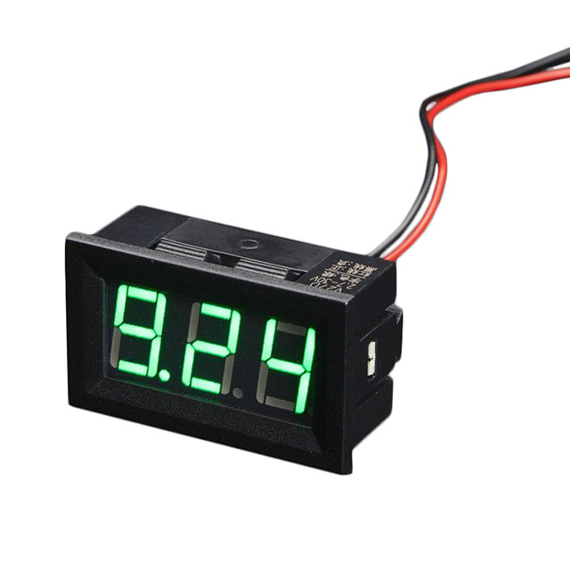VOLTMETER 4.5-30VDC LED PNL MT【575】