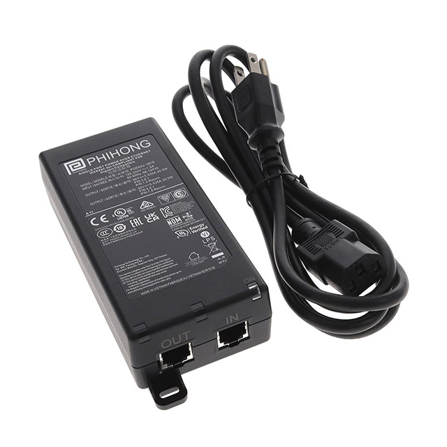 【POE60U-1BTE-A-RC】IEEE802.3BT - POE DESKTOP C14 GI