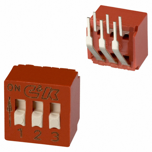 SWITCH SLIDE DIP SPST 0.1A 5V【BD03AV】