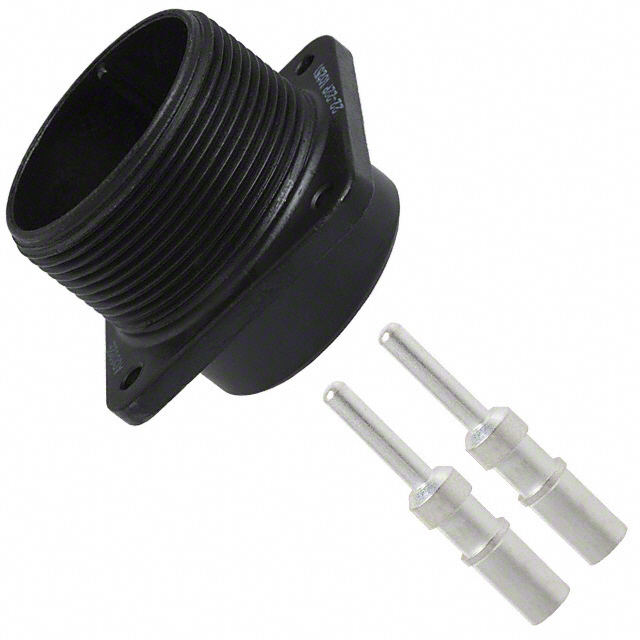 CONN RCPT MALE 2POS SILVER CRIMP【ACC02E22-1P(025)】
