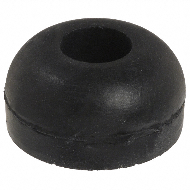 BUMPER CYLIN 0.625" DIA BLACK【721】