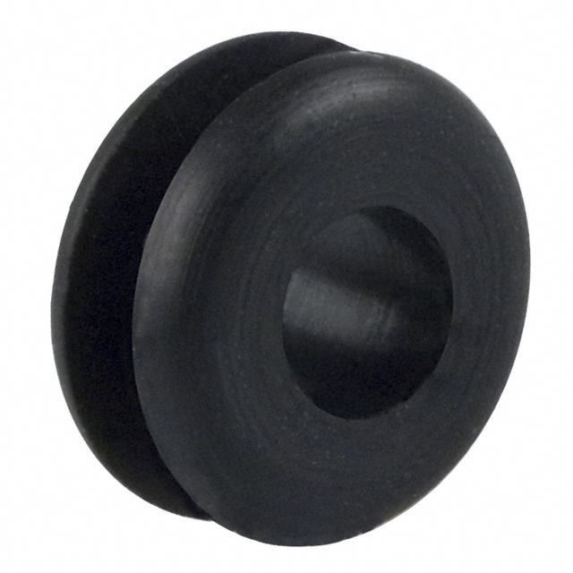 【737】GROMMET 0.187" RUBBER BLACK[バルク]