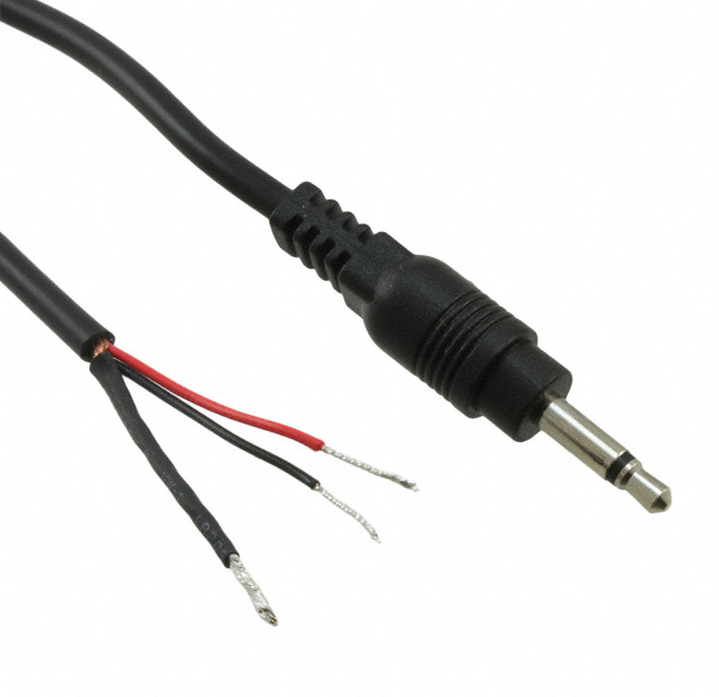 【053-0279R】CABLE ASSY STR 3.5MM MONO 6'