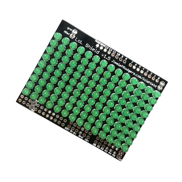 【286】KIT LED MATRIX LOL SHIELD GRN A