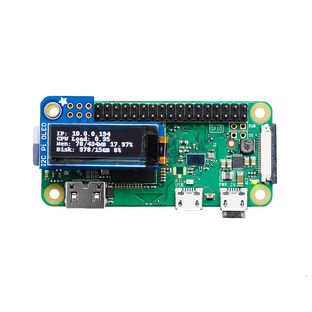 ADAFRUIT PIOLED - 128X32 MONOCHR【3527】