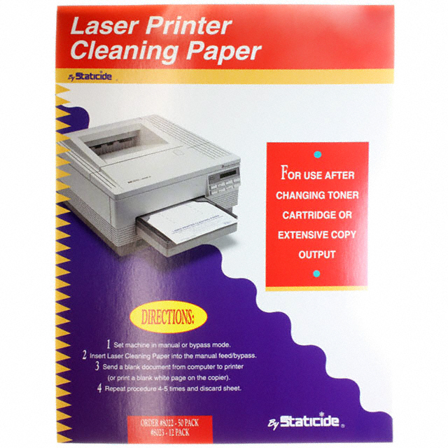 【8023】CLEANING PAPER LASER PRINTER 12