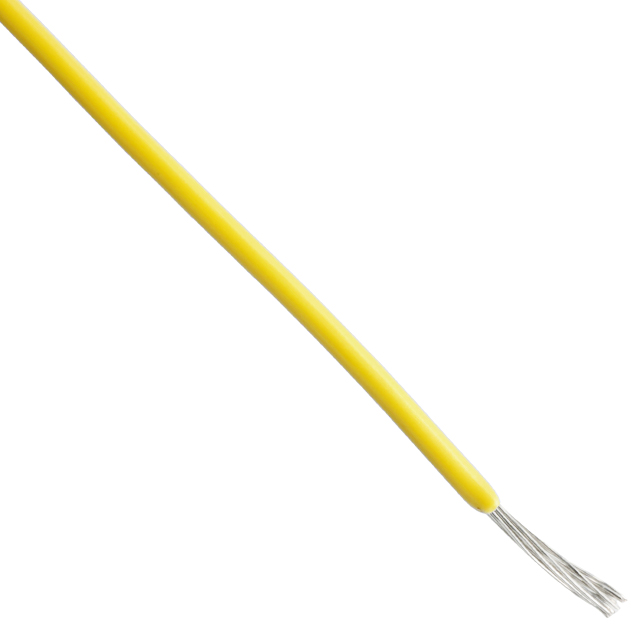 HOOK-UP STRND 30AWG YELLOW 100'【1851 YL005】