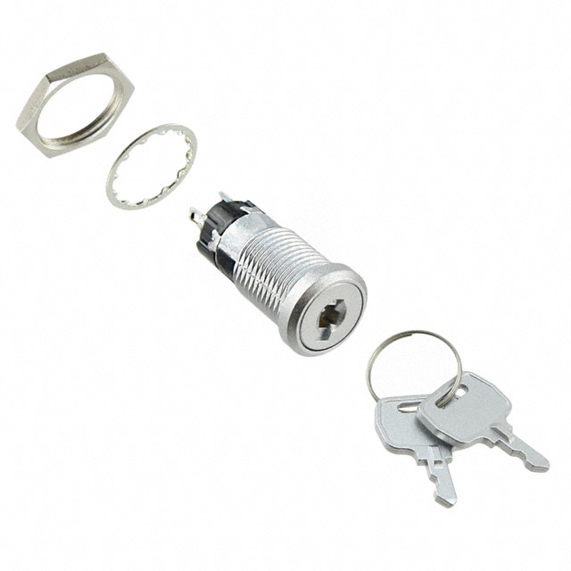 SWITCH KEYLOCK 2POS SPDT 3A 125V【SK12AAW01】