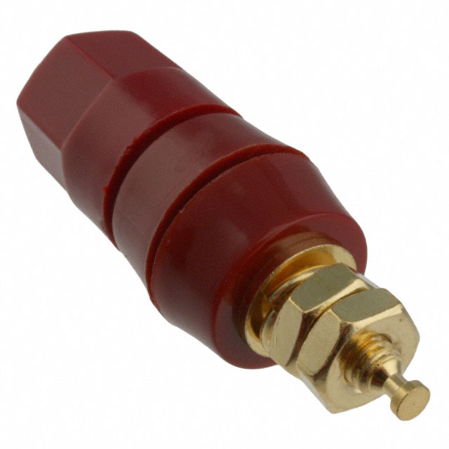 【4096】CONN BIND POST HEX RED