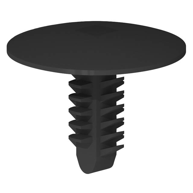 BARBED FASTENER NYLON BLACK【RBF-4.8-11.1-12】