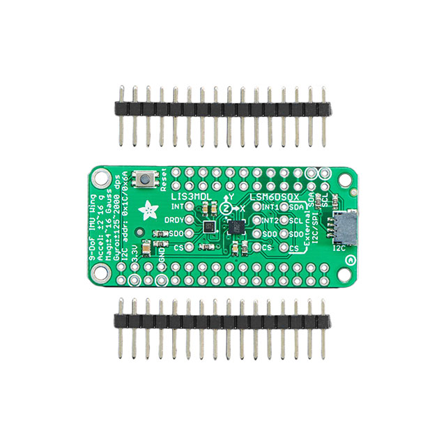 LSM6DSOX/LIS3MDL搭載 9自由度(DoF)IMUブレイクアウトボード【4565】