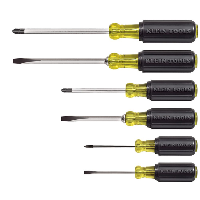 SCREWDRIVER SET PHIL SLOT 6PC【85074】