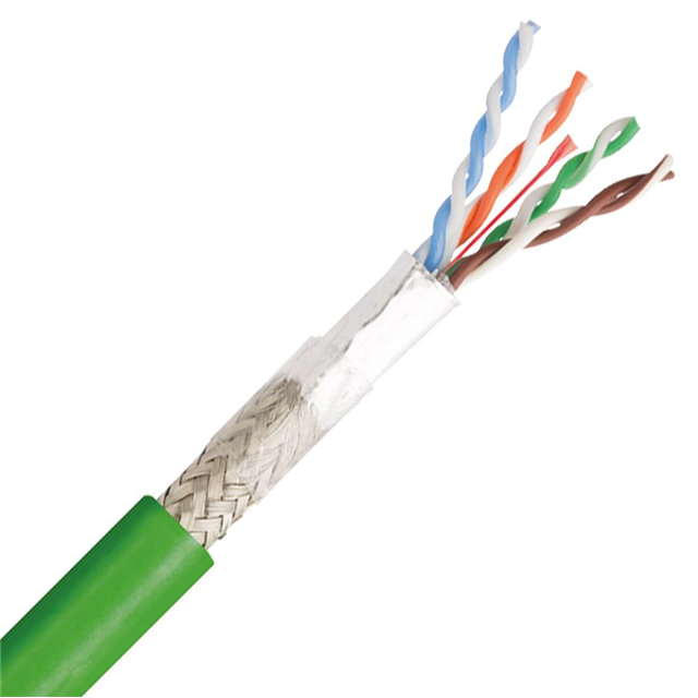 CABLE CAT5E 8COND 22AWG GRN 50'【2170450】