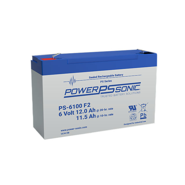 BATTERY LEAD ACID 6V 12AH【PS-6100 F2】
