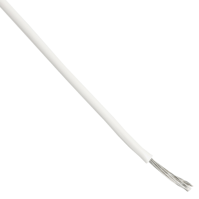 HOOK-UP STRND 24AWG WHITE【3239-24-1-0500-002-1-TS】