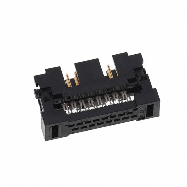 CONN PLUG 16P IDC 26-28AWG GOLD【1-111446-6】