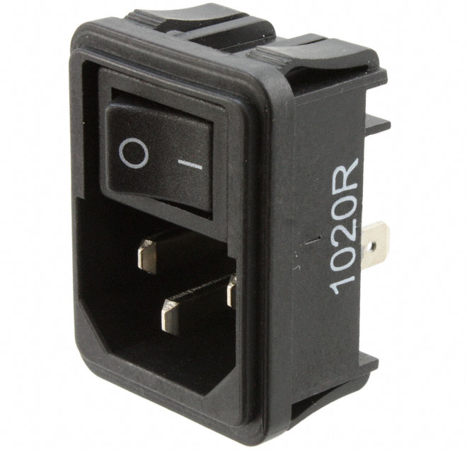 PWR ENT MOD RCPT IEC320-C14 PNL【1-1609112-1】