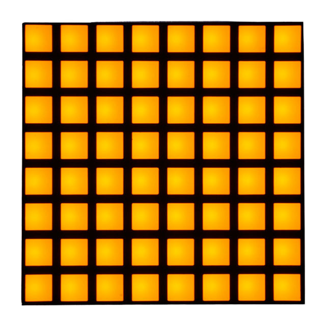 【1819】LED MATRIX 8X8 SQUARE YELLOW