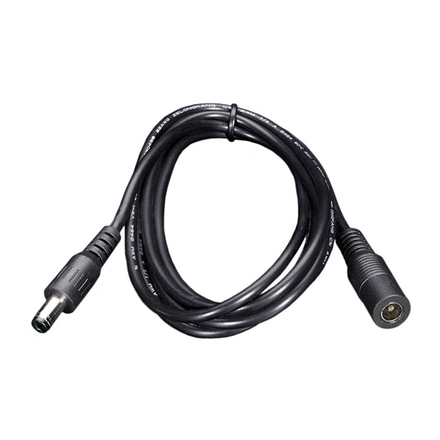 CBL ASSY 2.1MM JACK-PLG RND 4.9'【327】