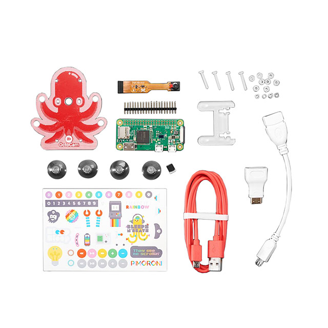 【3579】PIMORONI OCTOCAM - PI ZERO W PRO[バルク]