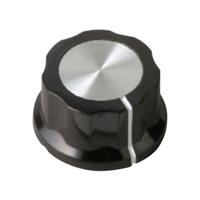 【1105】KNOB FLUTED W/SKIRT 0.250" PHEN
