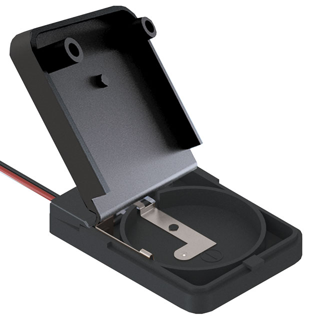 BATT HOLDER COIN 20MM 6" LEADS【1086】