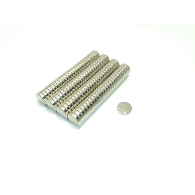 【8981】MAGNET 0.250"D X 0.063"THICK CYL
