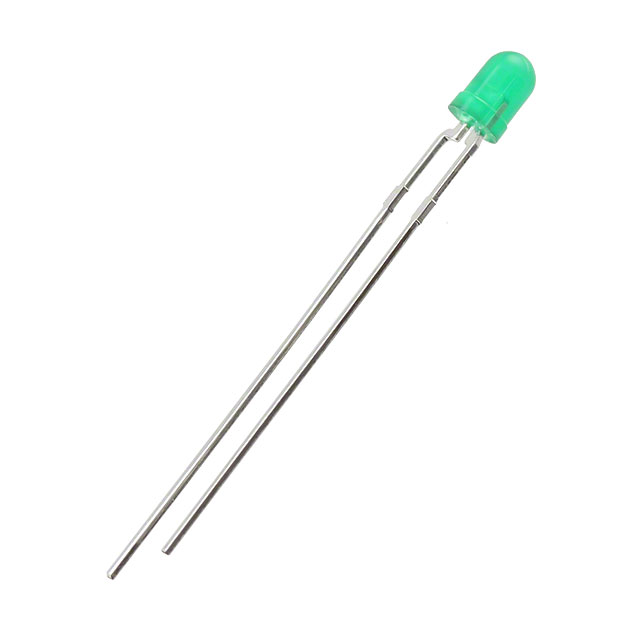【HLMP1790】LED GREEN DIFFUSED T-1 T/H[バルク]