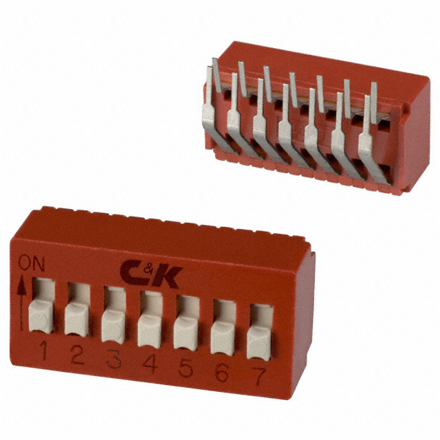 SWITCH SLIDE DIP SPST 0.1A 5V【BD07AV】