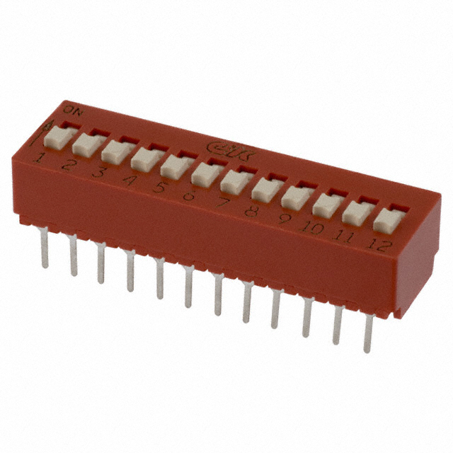 【BD12】SWITCH SLIDE DIP SPST 0.1A 5V
