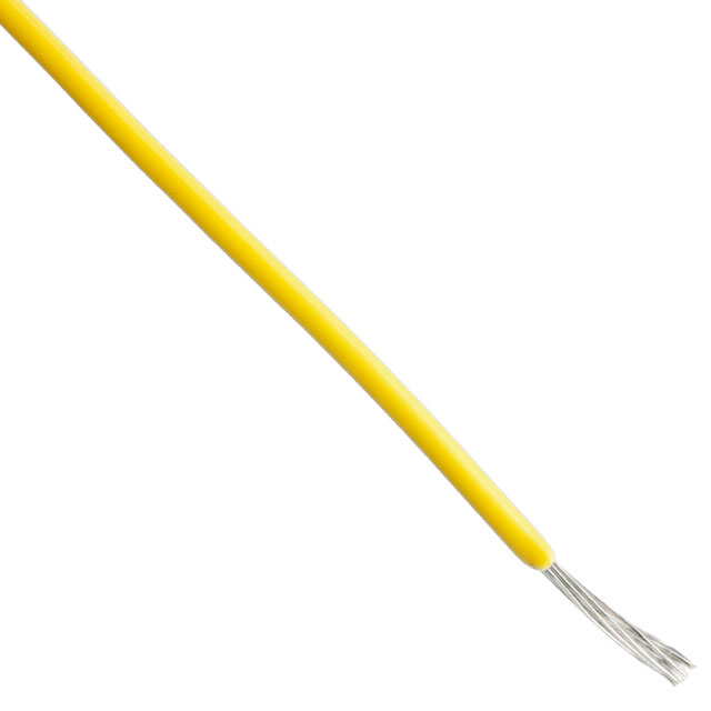 【9504-100YEL】TEST LEAD 22AWG 300V YELLOW 100'