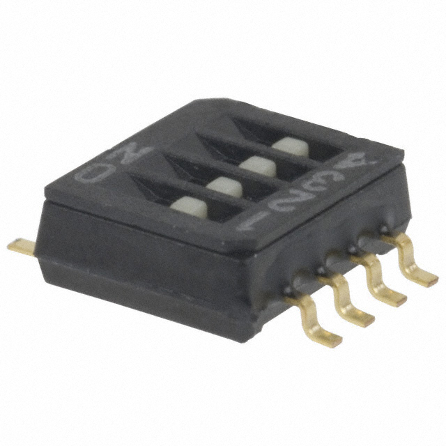 【CHS-04MB1】SWITCH SLIDE DIP SPST 0.1A 6V
