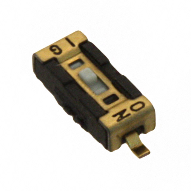 SWITCH SLIDE DIP SPST 0.1A 6V【CVS-01B】