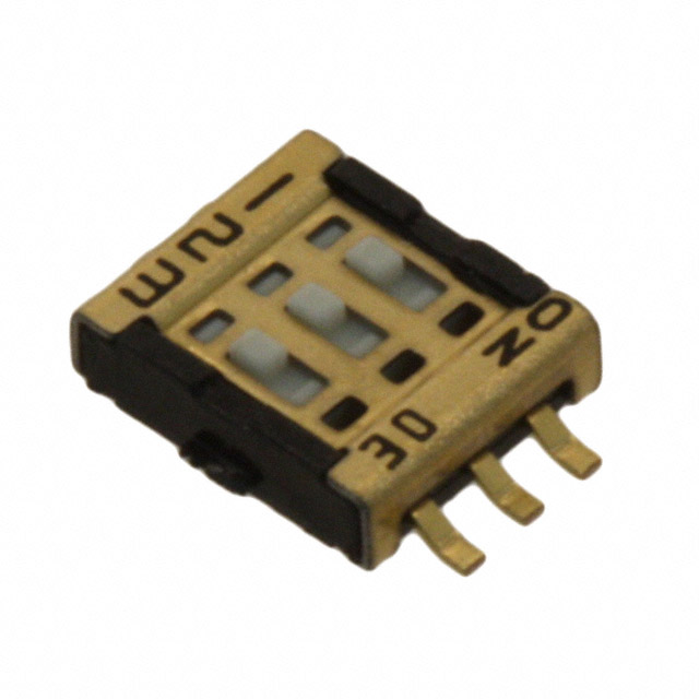 【CVS-03TB-1】SWITCH SLIDE DIP SPST 0.1A 6V