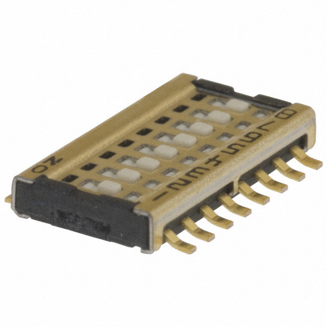 SWITCH SLIDE DIP SPST 0.1A 6V【CVS-08B】