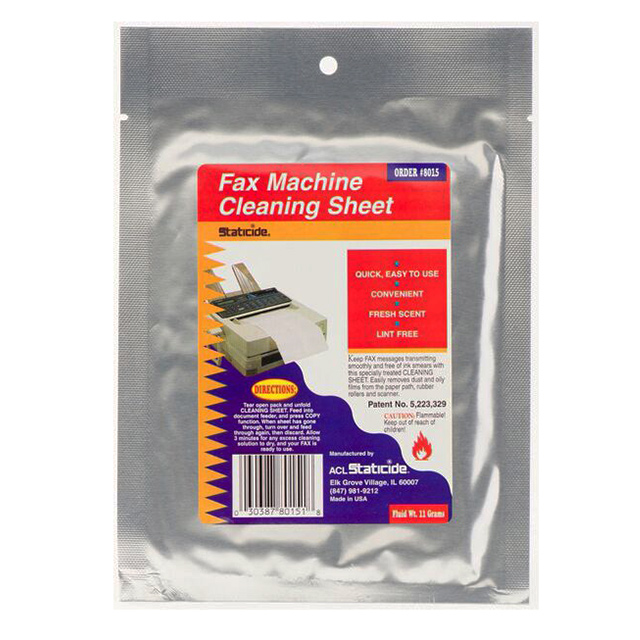 【8015】CLEANING SHT FOR FAX MACHINE 4PC