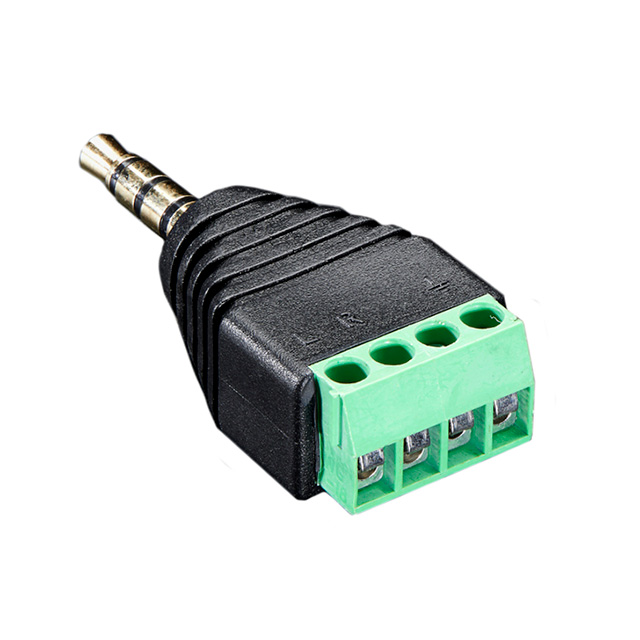 ADAPT 1/8" PLG TO TERM BLK 4POS【2914】