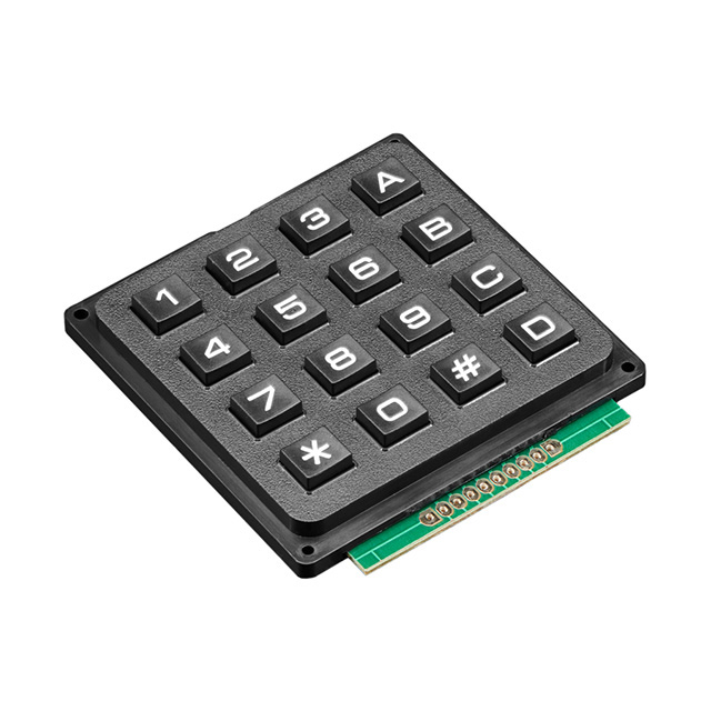 SWITCH KEYPAD 16KEY NON-ILLUM【3844】