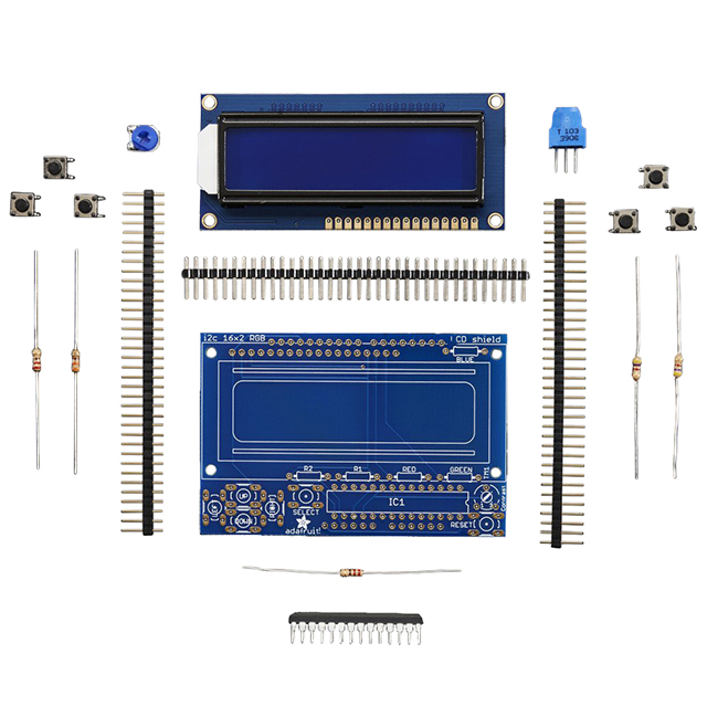 LCD SHIELD KIT 16X2 DIPLAY BLU【772】